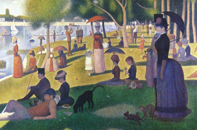 Georges Seurat A Sunday on La Grande jatte (mk39)